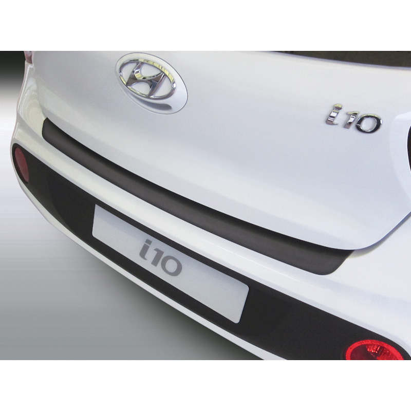 ABS Rear bumper protector  Hyundai i10 2017-2020 Black