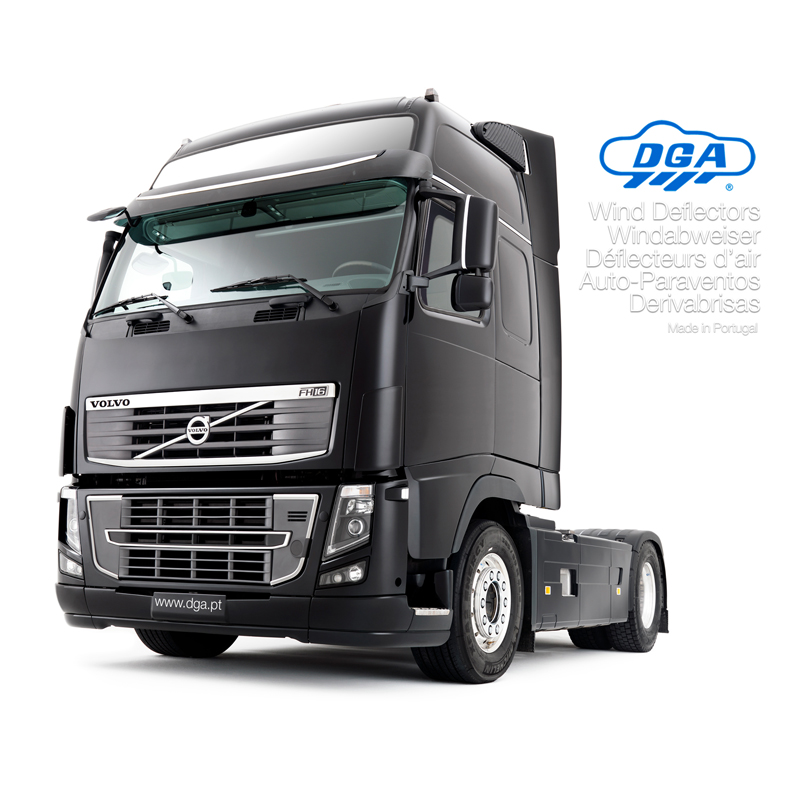 DGA Wind Deflectors  DAF XF, XG, XG+, XD 2022- (2-pieces)