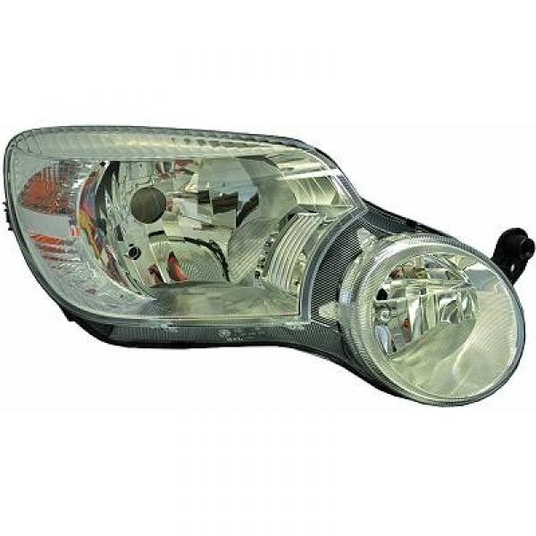 Koplamp links YETI, 09->> H4/H7;MET MOTOR LPN062