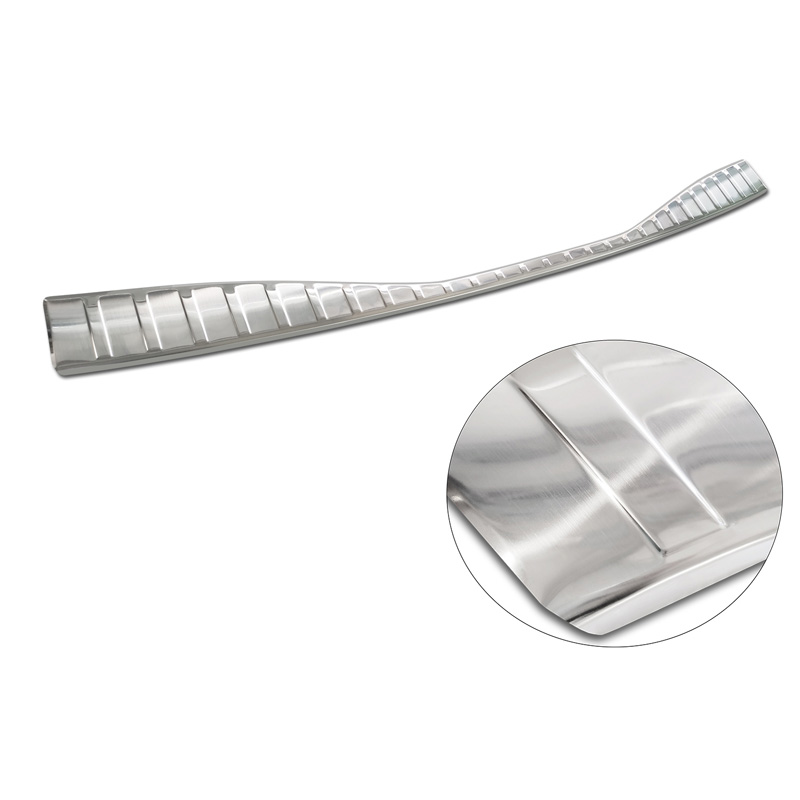 Stainless Steel Rear bumper protector  Toyota bZ4X 2021- & Subaru Solterra 2022- 'Ribs'