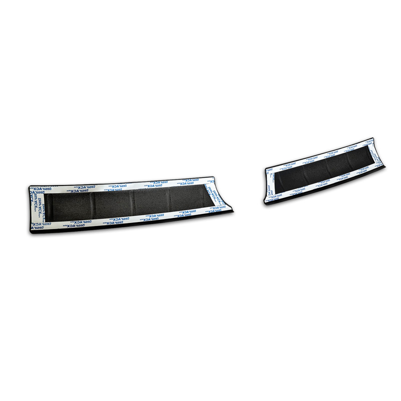Matt Black Stainless Steel Rear bumper protector  Suzuki Swift VI 2024- 'Ribs'