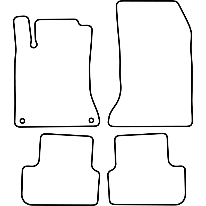 Automatten  Mercedes CLA W117 2013-