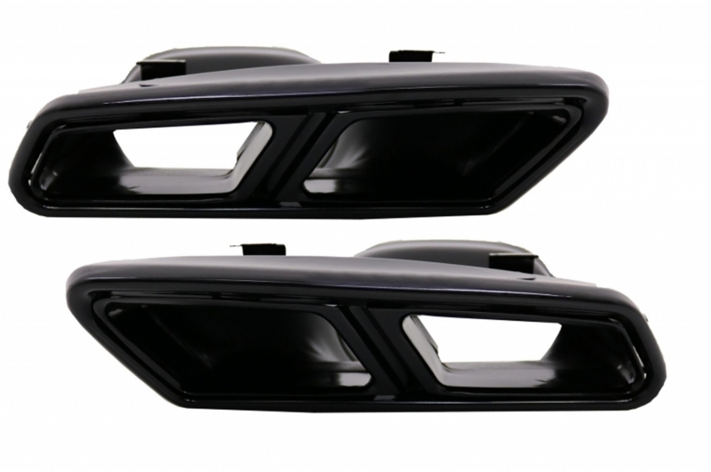 Bodykit Bumper set W222 S63 AMG look lang Zwart