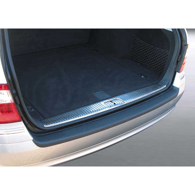 ABS Rear bumper protector  Mercedes E-Class W211 Kombi 2002-2009 Black
