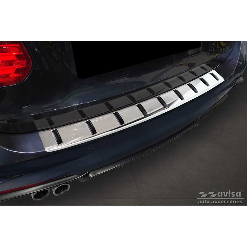 Stainless Steel Rear bumper protector  BMW 3-Series (F31) Touring (incl. M-pack) 2012-2015 & Facelift 2015-2019 'STRONG EDITION'