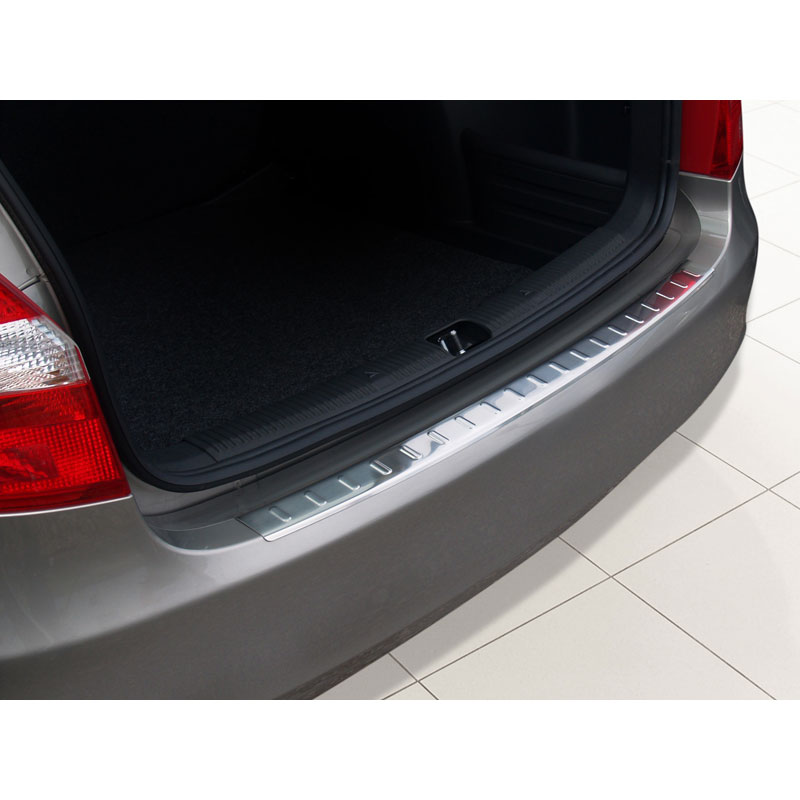 RVS Achterbumperprotector  Skoda Fabia II Combi 2007- 'Ribs'