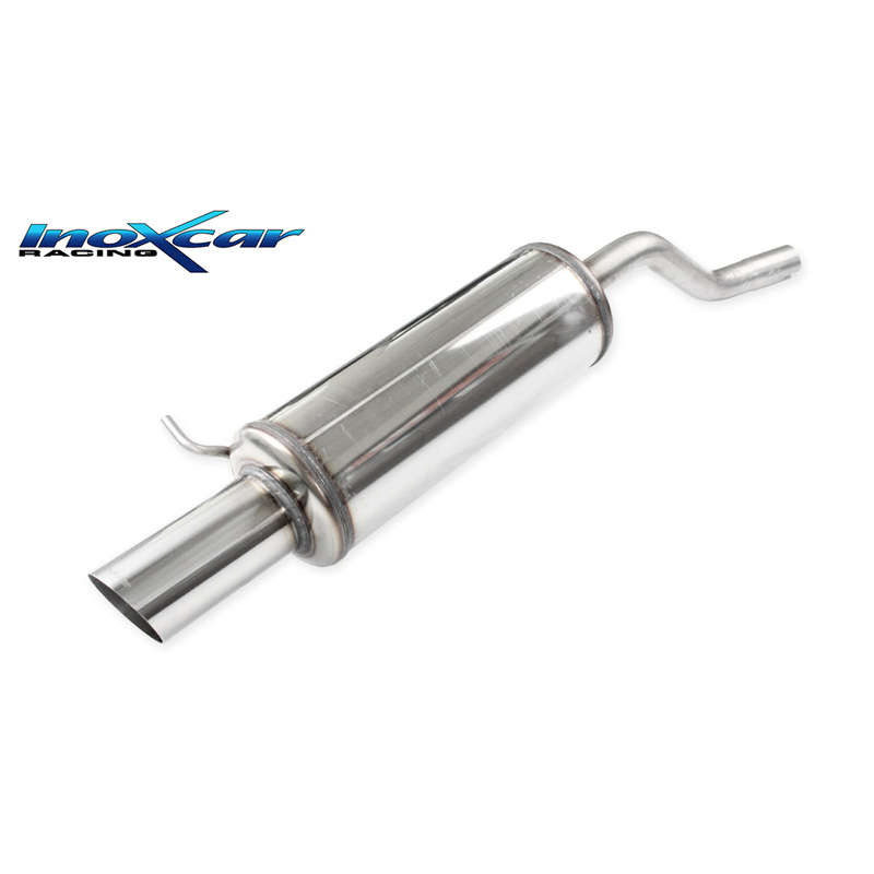 100% Inox Sport Exhaust  Renault Twingo MK2 GT Turbo 1.2 100hp 2007- 1x90mm Rally