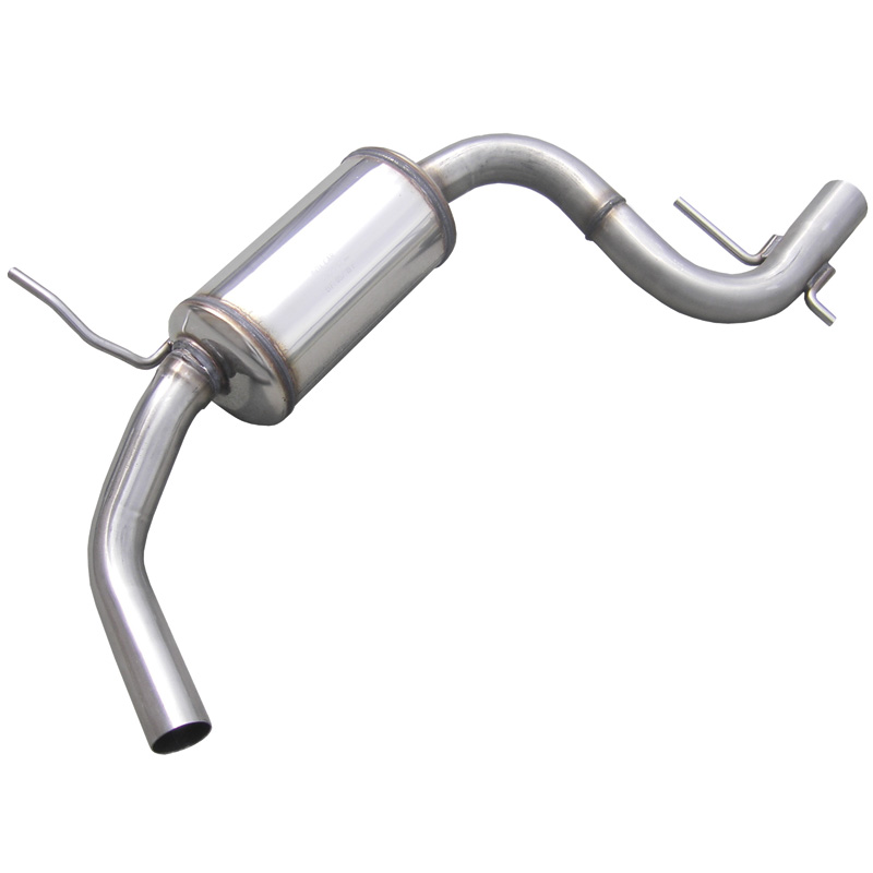 100% Inox Mid silencer  Volkswagen Scirocco 2.0 TFSI 200hp 2008- Ø 65
