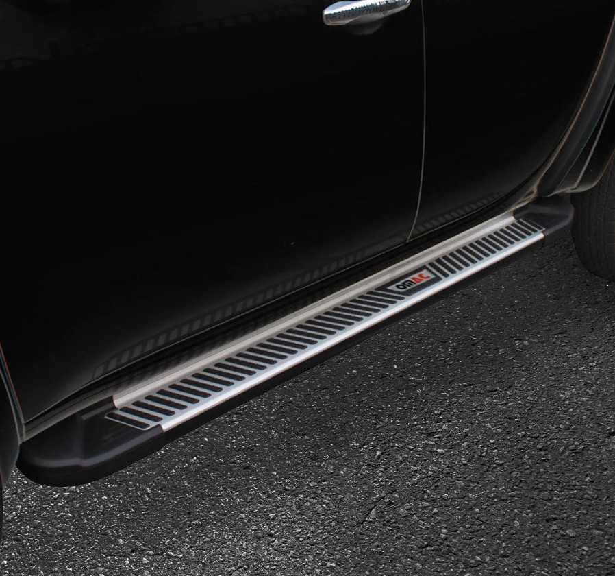 Treeplanken voor Suzuki Grand Vitara 05-15 aluminium zwart