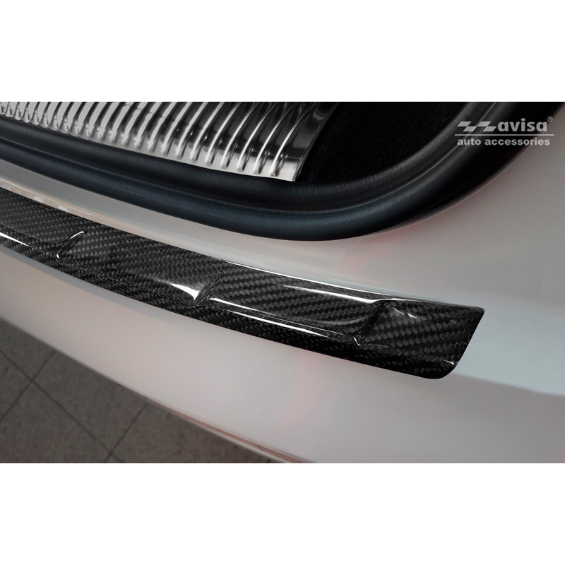 Real 3D Carbon Rear bumper protector  Audi Q5 (FY) 2017-2020 & FL 2020-