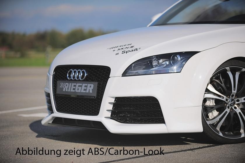 Rieger voorbumper spoiler voor voorbumper gecentreerd ABS kunsts