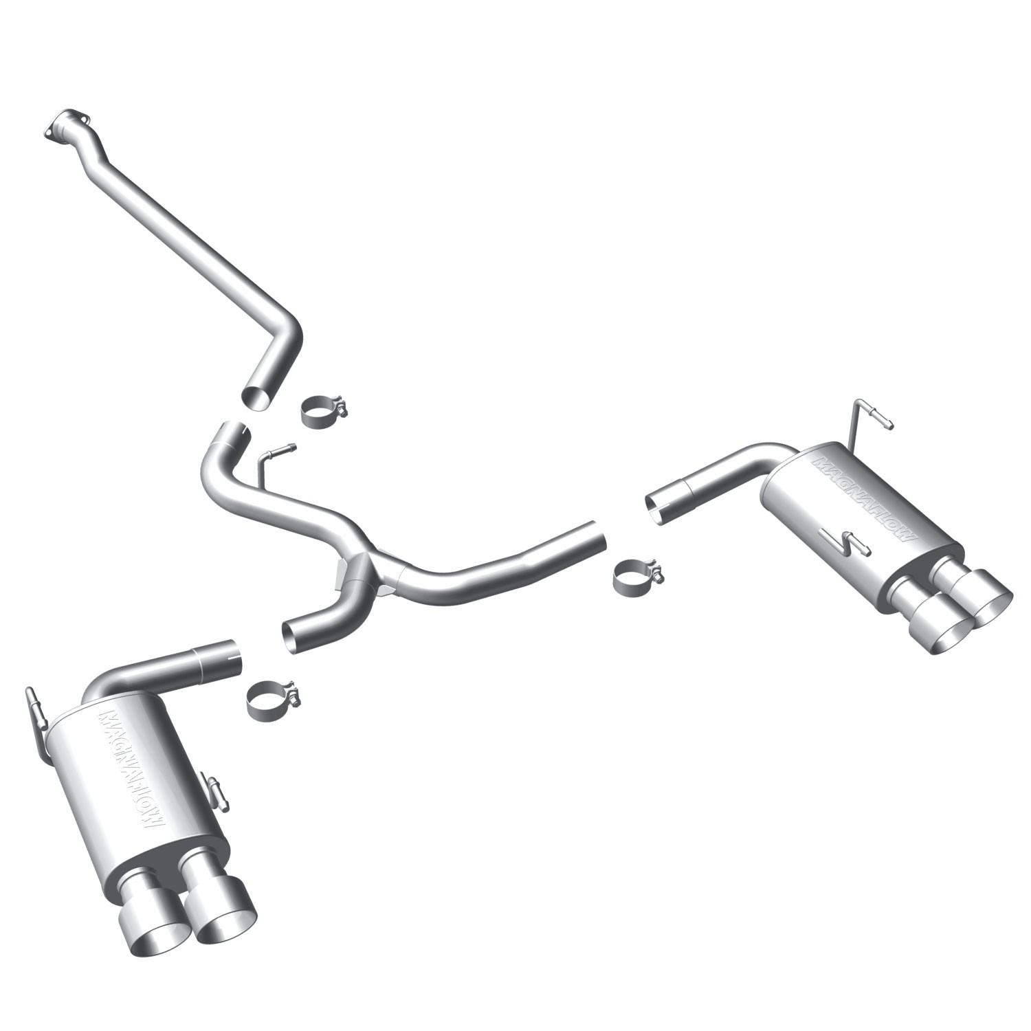 Subaru Cat-Back 2011 Subaru WRX STI 2.5L Magnaflow Cat-Back