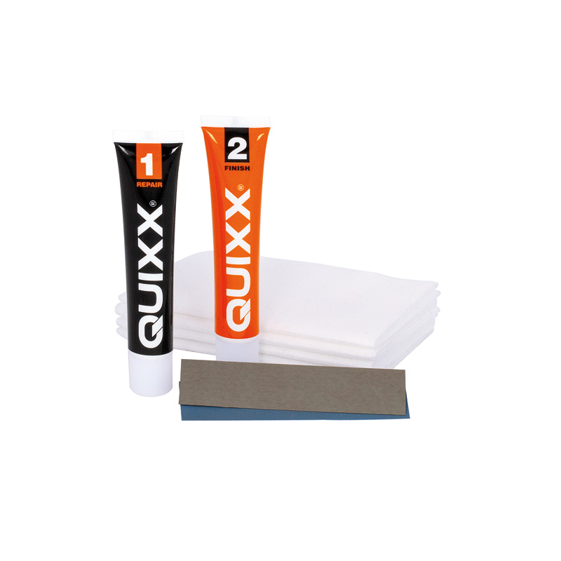 Quixx Scratch Remover (25g polish/25g finish/2 cloths/4 sandpaper)