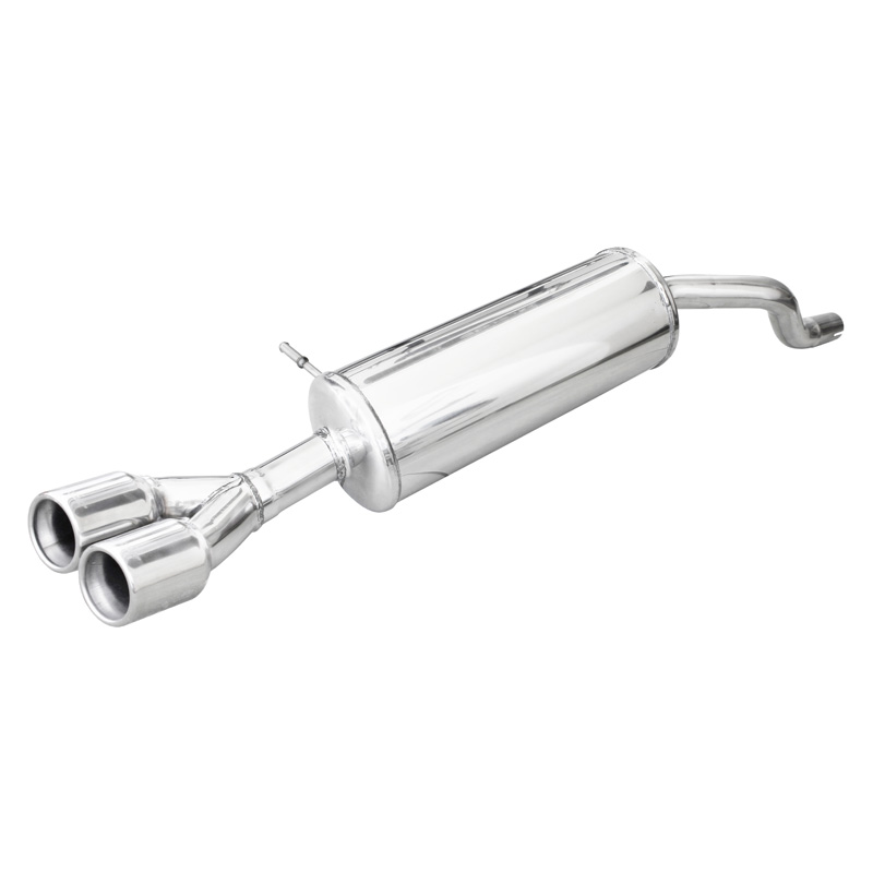 100% Inox Sport Exhaust  Renault Clio 4 1.2 GT 120hp 2013- 2x80mm