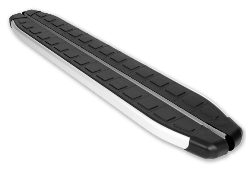 Treeplanken voor Mercedes M-Klasse W163 98-05 aluminium zwart
