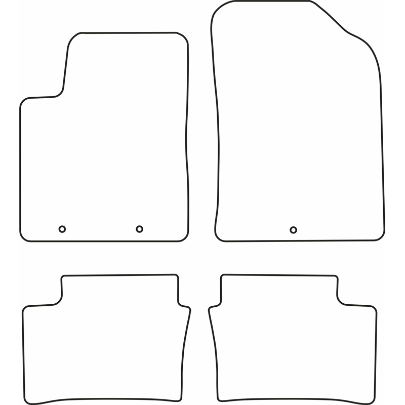 Automatten  Kia Picanto 2011-2015