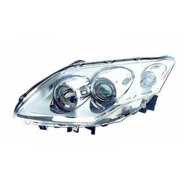 Koplamp links LAGUNA 07->> H7+H7/Chroom