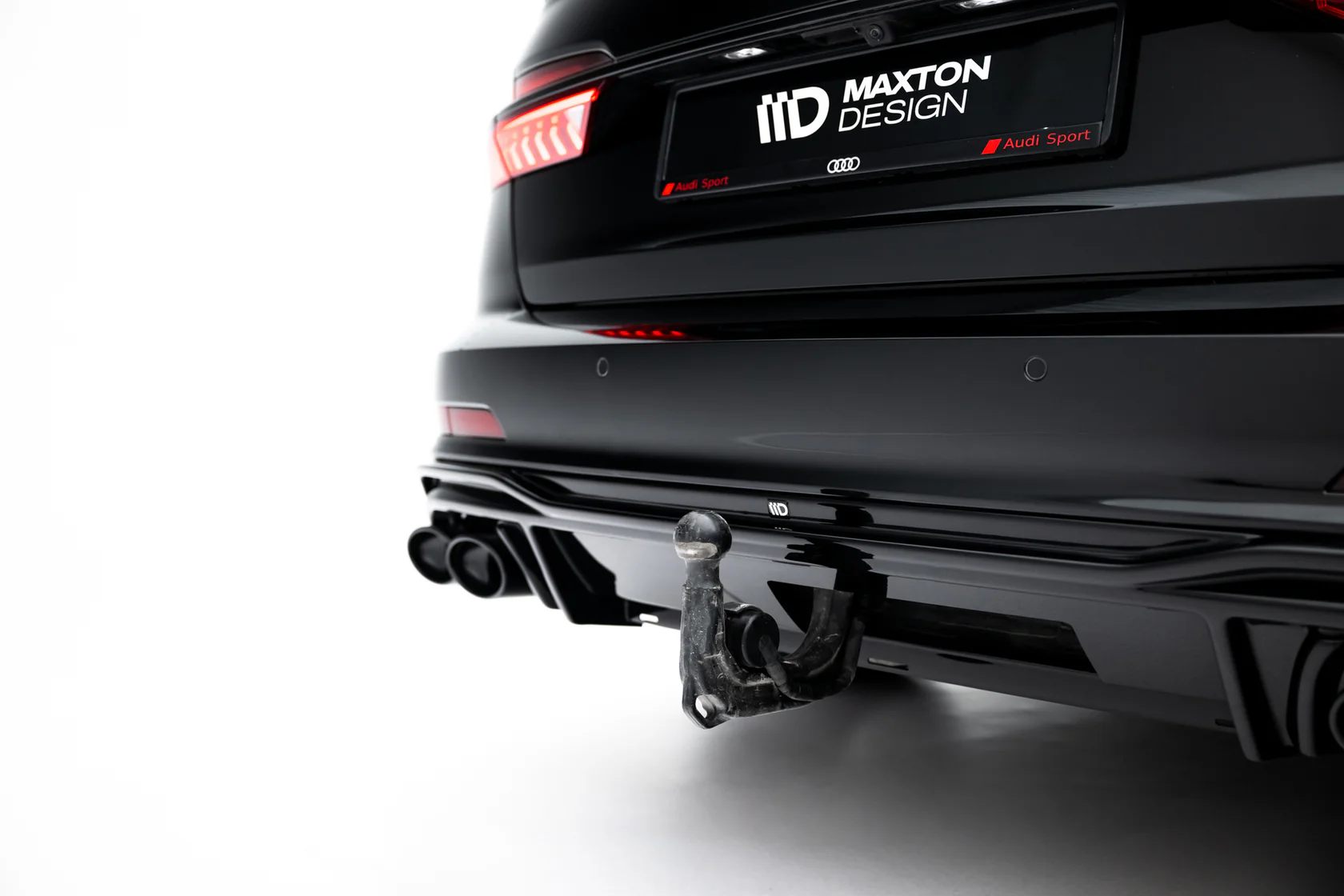 Diffuser Audi S6 / A6 S-Line C8 Maxton Glans Zwart