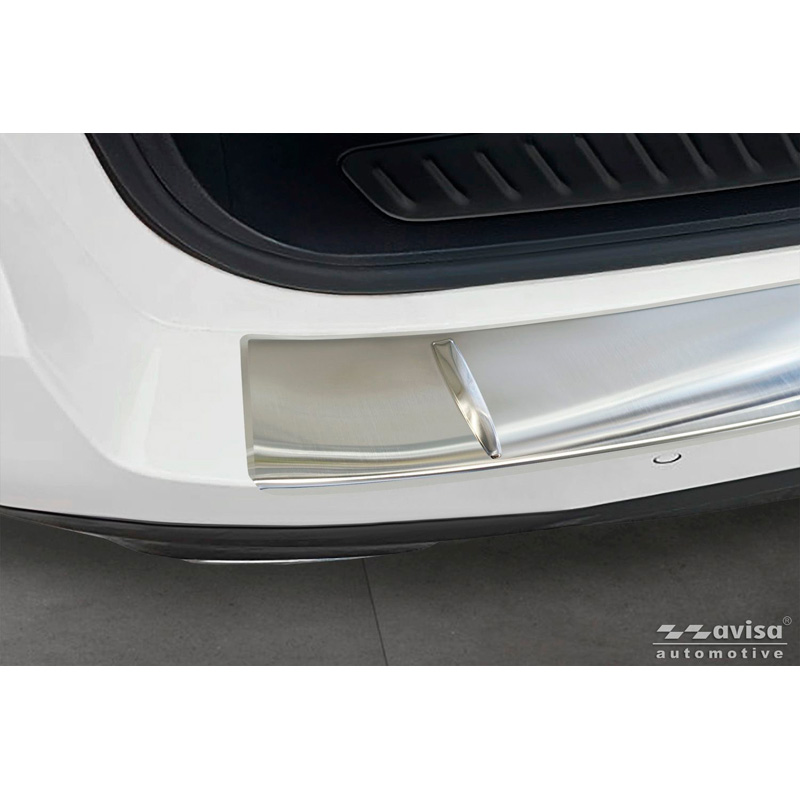 Avisa RVS Achterbumperprotector  BMW 5-Serie G31 M-Sport Touring Facelift 2020-2024 'Ribs'