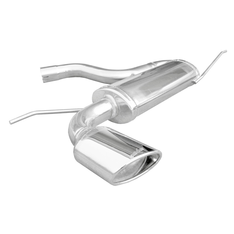 100% Inox Sport Exhaust  Volkswagen Golf V 2.0 TFSi (200HP) 2004- 120x80mm Oblique