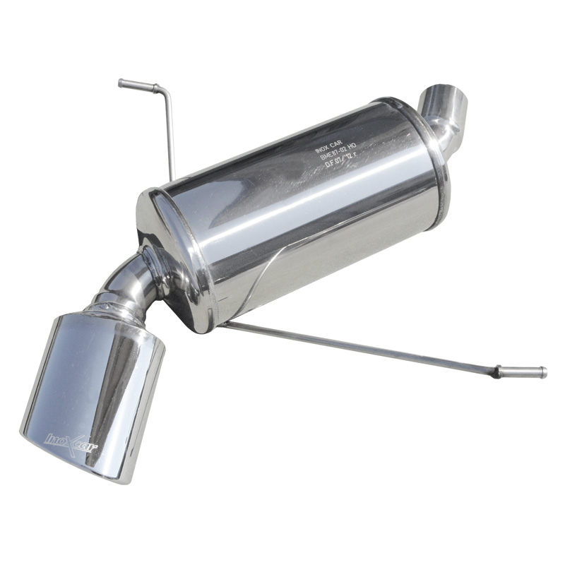 100% Inox Sport Exhaust  BMW 1-Series E87 116i/118i 2004- 120x80mm Oblique
