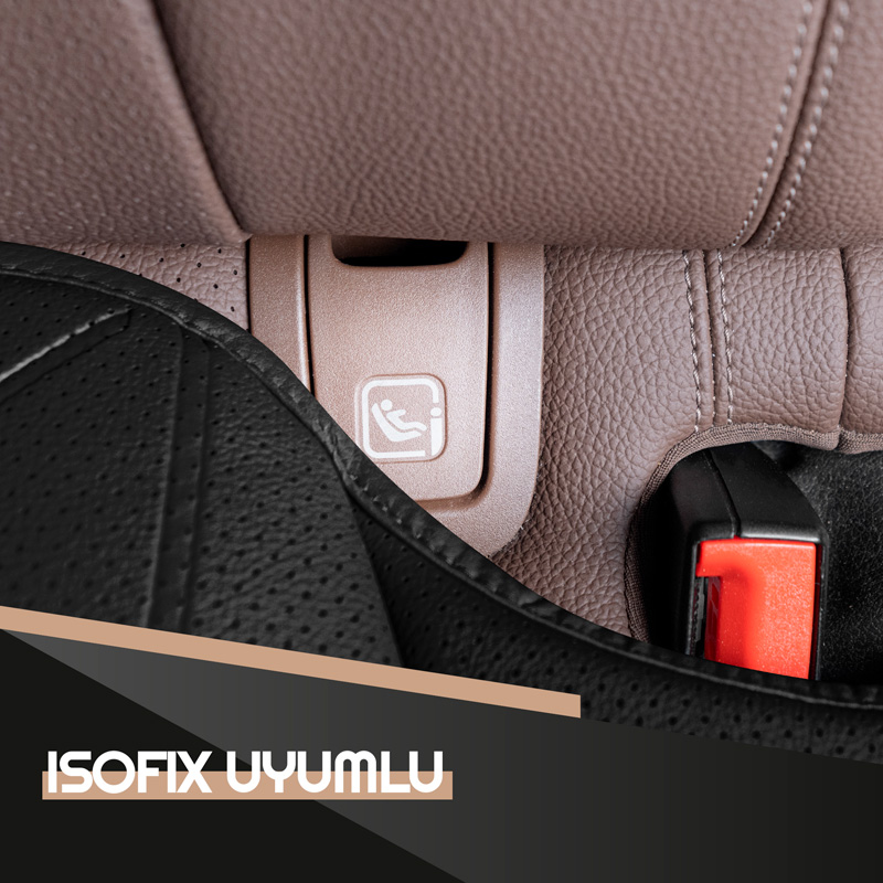 Universal Seat Cushion 'Rear' Black Leather - single piece