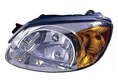 koplamp, H4, elektr verstelb, oranje knipper, links Hyundai Acce