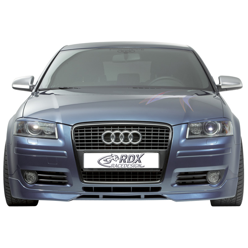 Front spoiler  Audi A3 8P Sportback 04-/3 doors 2005- (PU)