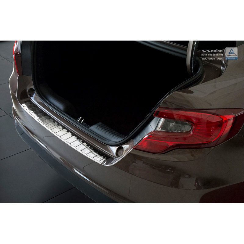 Stainless Steel Rear bumper protector  Fiat Tipo Sedan 2016-2020 & FL 2020- 'Ribs'