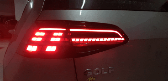 Achterlichten VW Golf VII Dynamic Facelift LED Cherry
