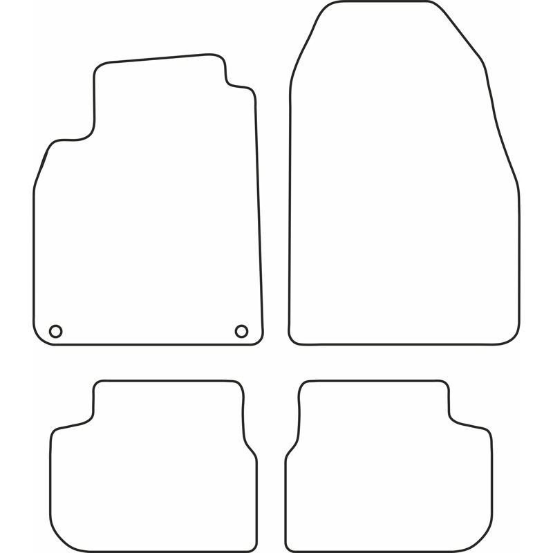 Automatten  Saab 9-3 cabrio 2002-2008