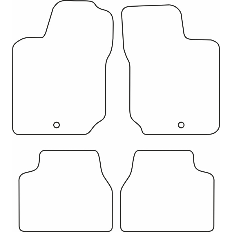 Automatten  Opel Corsa B / Tigra A 1993-2000 4 delig!!