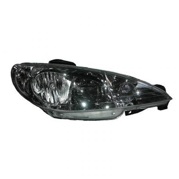 Koplamp rechts Peugeot 206 05->> VALEO H7+H1