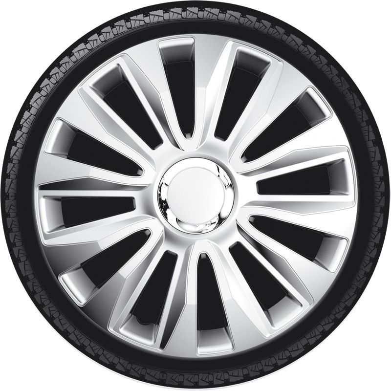 Set wheel covers Avalone Pro 16-inch silver + chrome ring