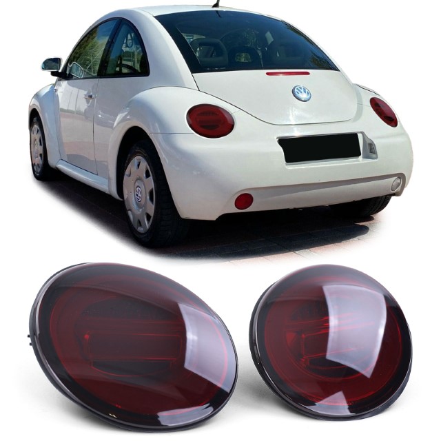 Taillights VW New Beetle 9C 1Y 98-05 LED Lightbar Smoke