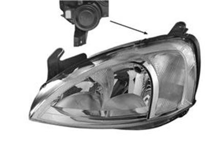 koplamp, model Valeo, H7+H7, elektr verstelb, links,-09/2002 Ope