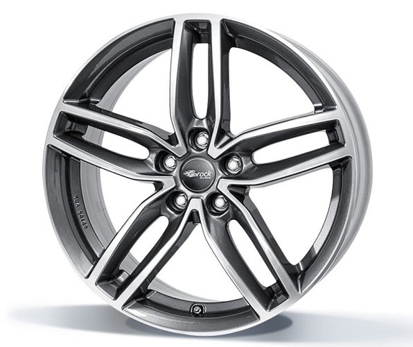 RC Design RC29 8x19 5x112 ET57 himalaya-grey front gepolijst Vel