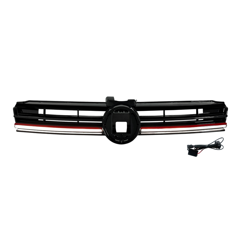 R-Look Grill met LED-Strip  Volkswagen Golf VII (7.5) HB/Variant Facelift 2017-2020