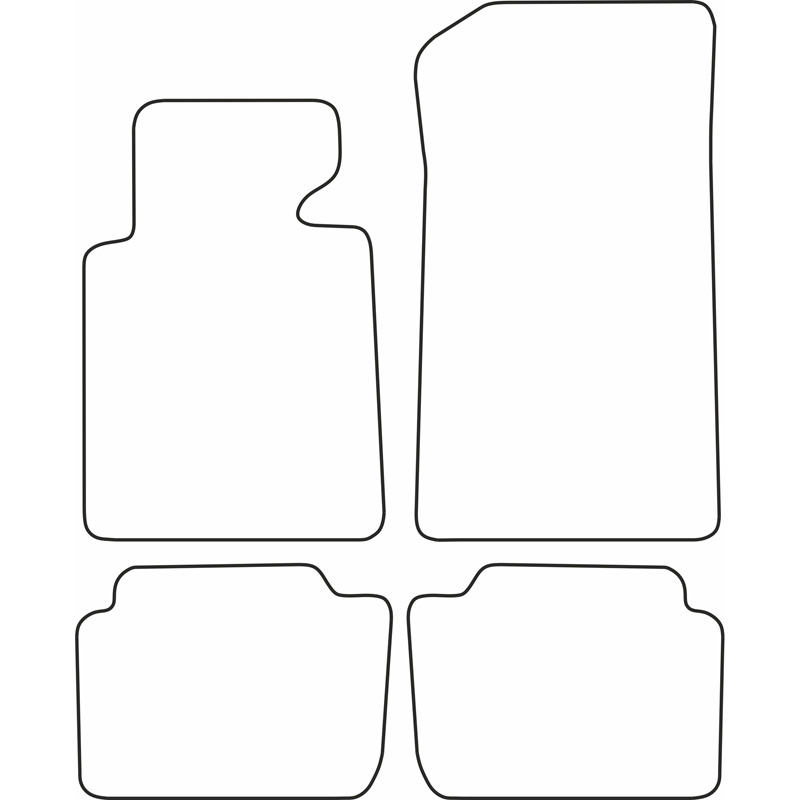Automatten  BMW 3 serie (E46) 1998-2002