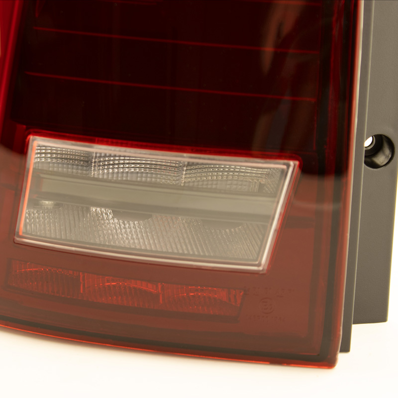 Set LED Achterlichten  Volkswagen Transporter T6 2015-2020 (met achterklep) - Rood/Rookgrijs - incl. Dynamic Running Light