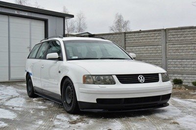 Voorspoiler VW Passat 3B Glans Zwart