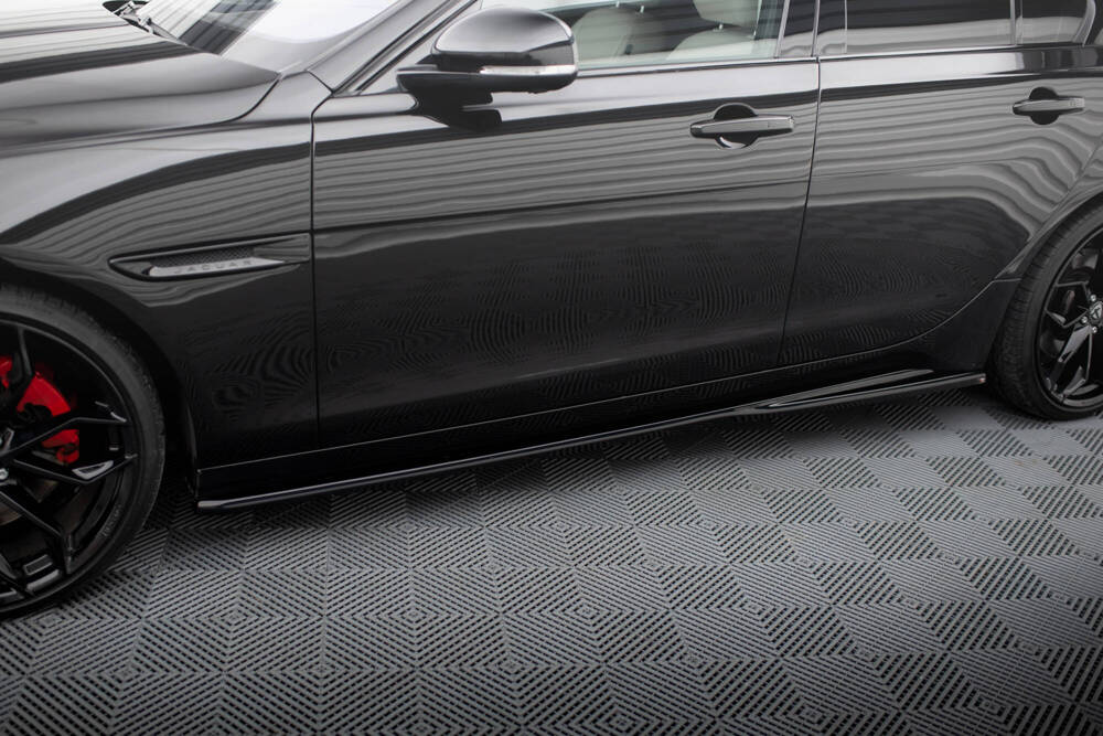 Zijskirt diffusor Jaguar XE X760 FL Maxton Glans Zwart