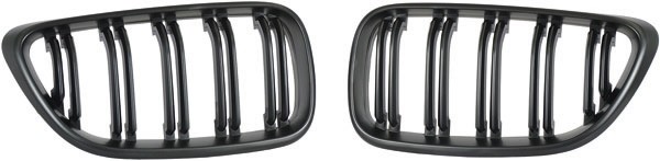 Grill Nieren BMW F22/23 M2 Look Zwart