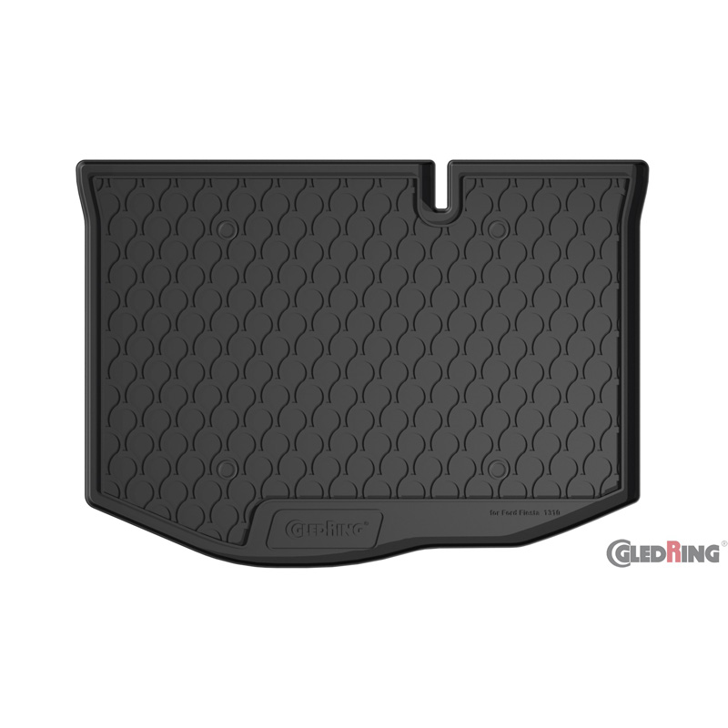 Rubbasol (Rubber) Trunk mat  Ford Fiësta VII 5-doors 2008-2017 (Lower floor)