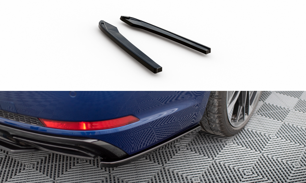 Zijdiffusers Audi A4 Competition B9 FL Maxton Glans Zwart