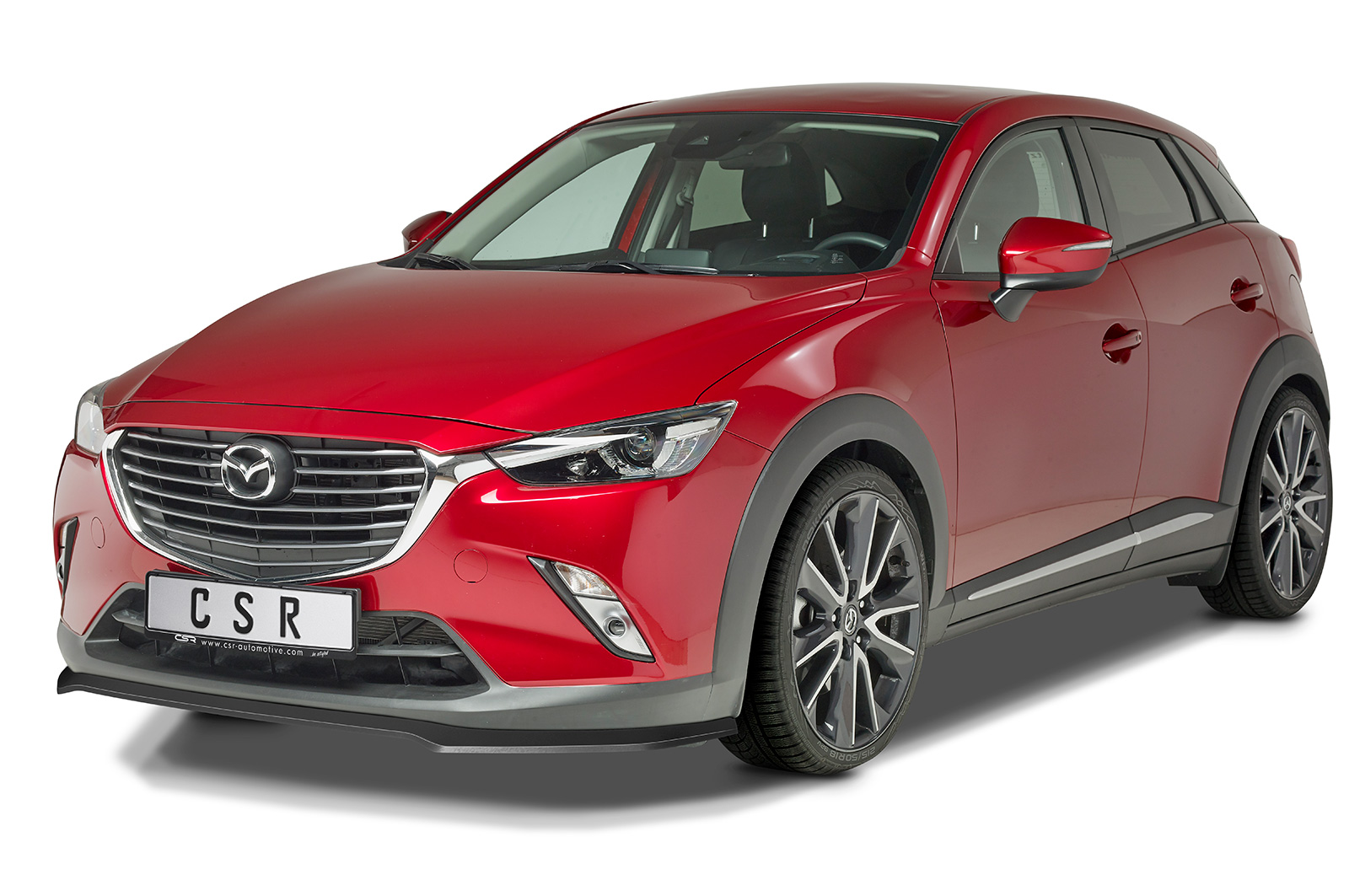 Voorspoiler Mazda CX3 CSR Glans Zwart
