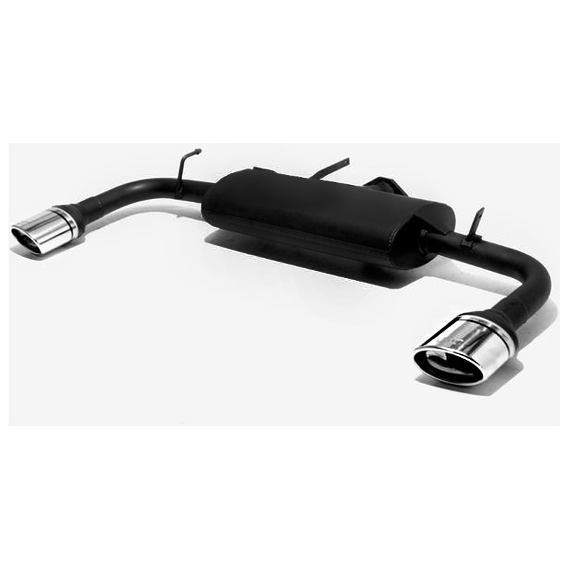Double Sport Exhaust  Mitsubishi Lancer VIII HB/Sedan 1.5i 80kW/1.8i 105kW 2007-2012 120x80mm Slanted