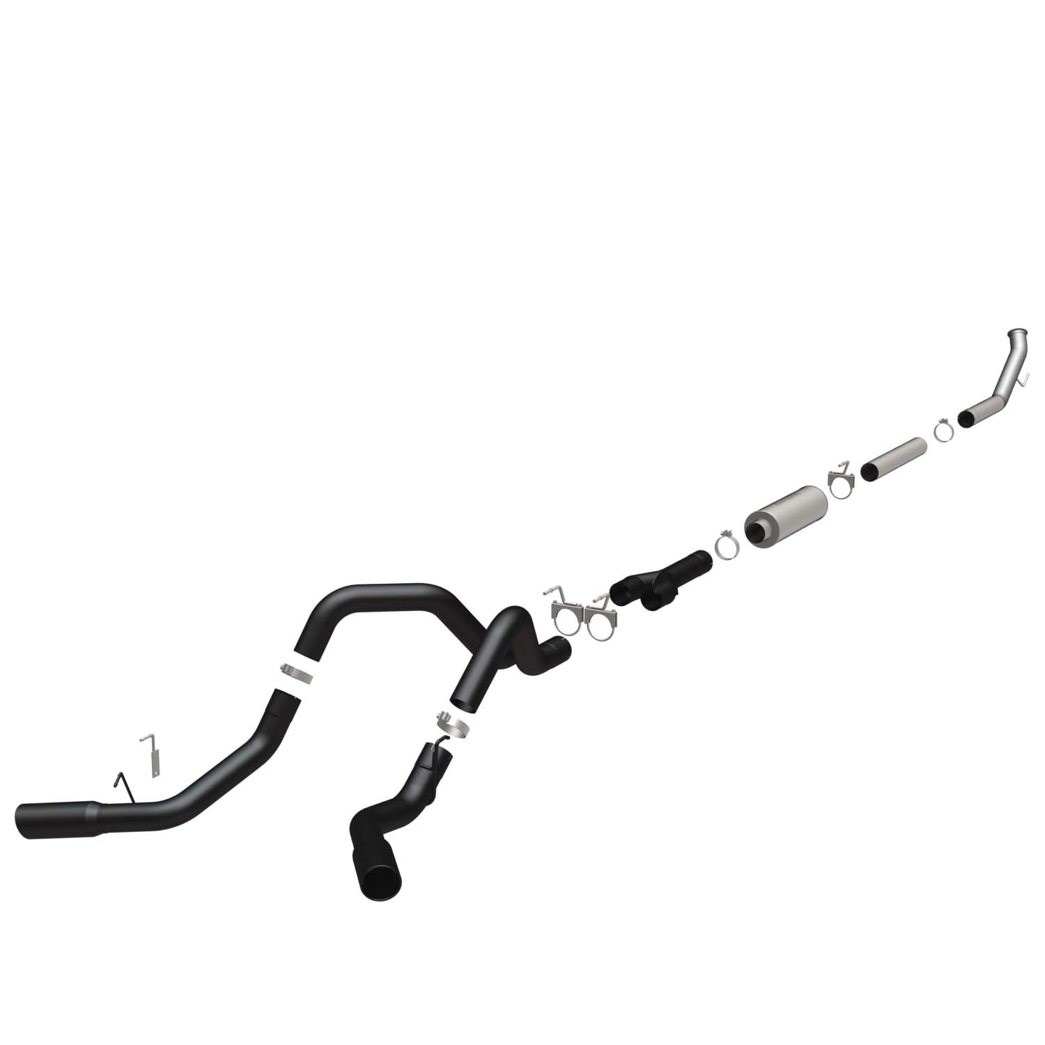 Dodge Cat-Back 03-04 Dodge Ram 5.9L Black Magnaflow Cat-Back
