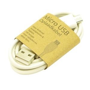 GrabNGo Laadkabel Micro USB Wit