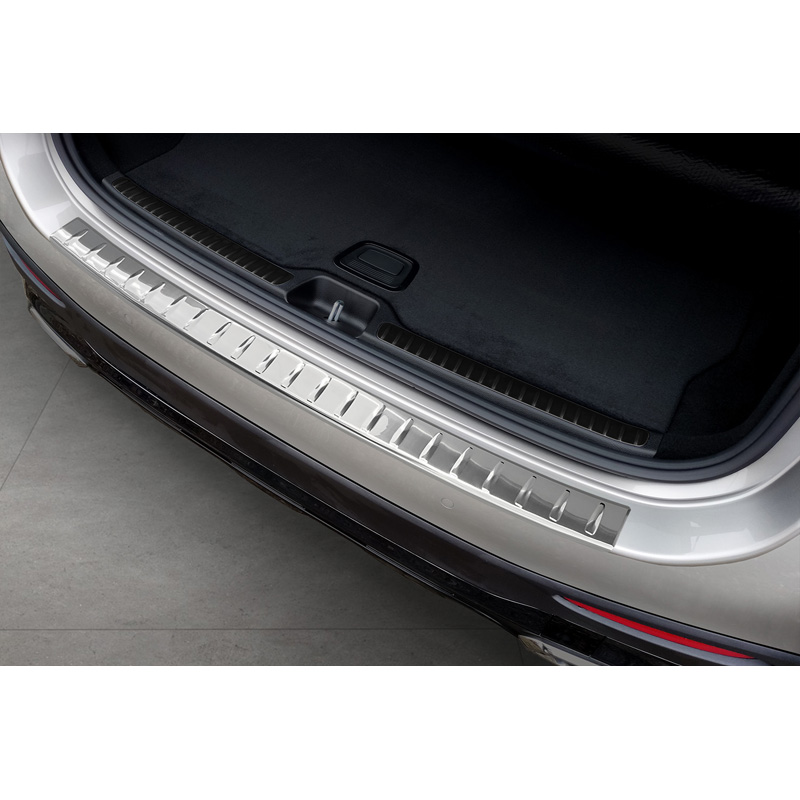 Stainless Steel Rear bumper protector  Mercedes GLC II (X254) 2022- 'Ribs'